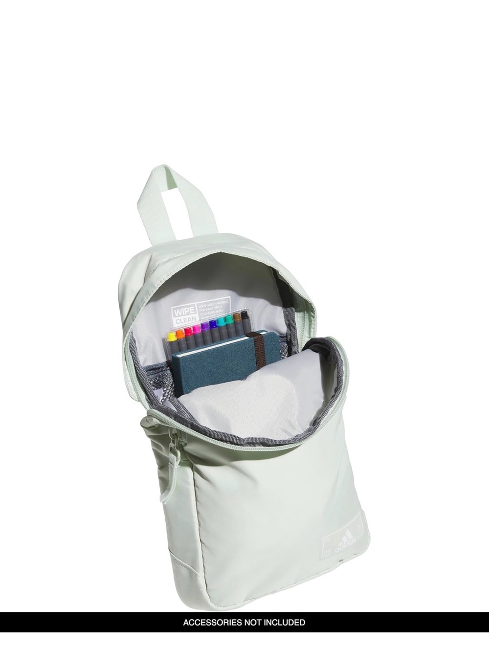 adidas Mint Green Mini Backpack - Compact Women’s Bag 3018 - Picture 5 of 7